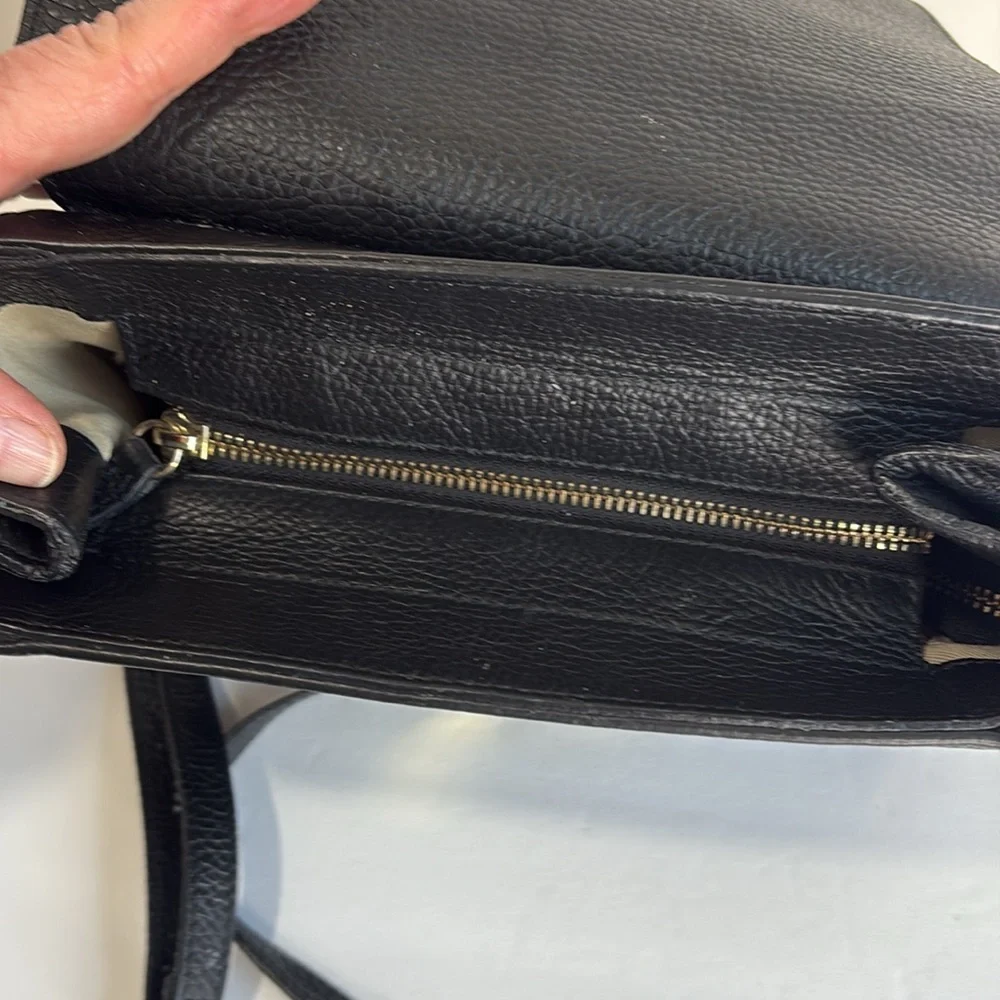 Valentino Amelie Black Leather Handbag